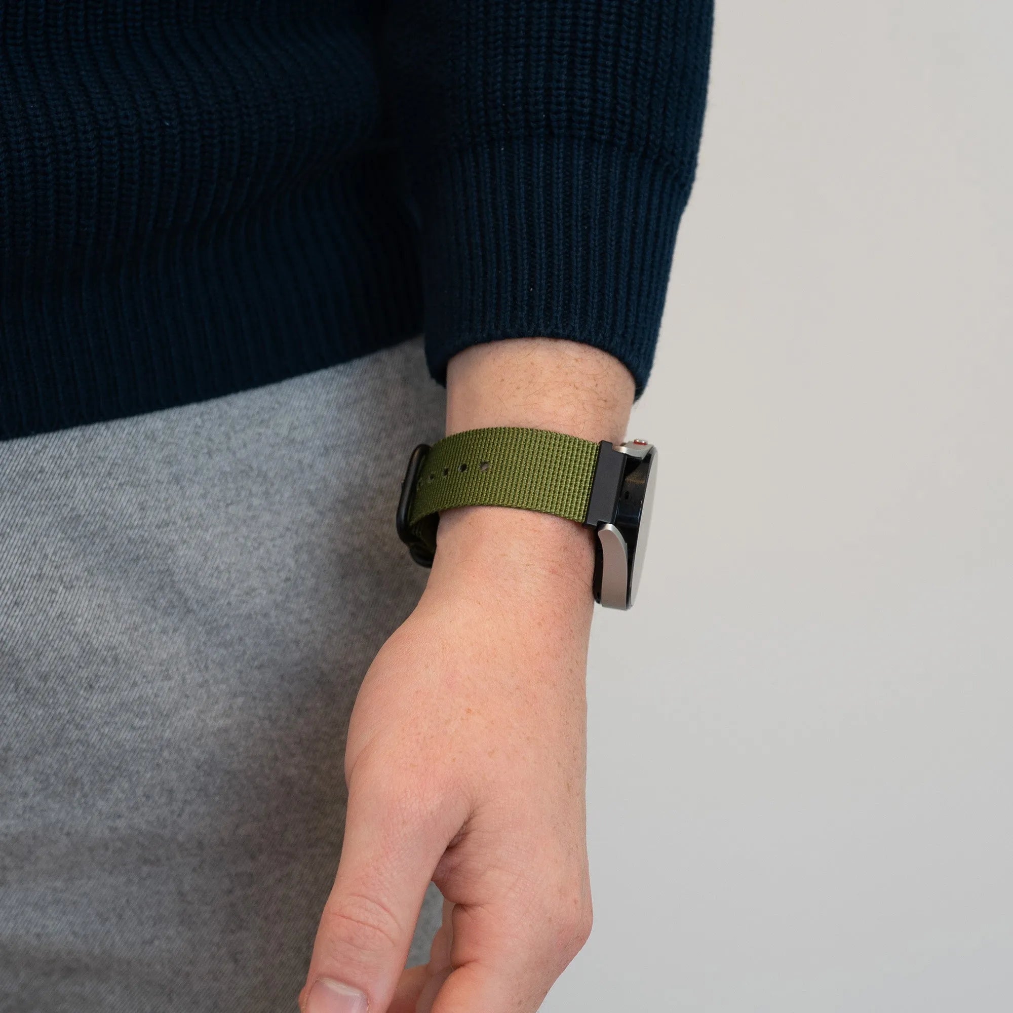 Bandz Bracelet nylon avec boucle OnePlus Watch 3 (vert)