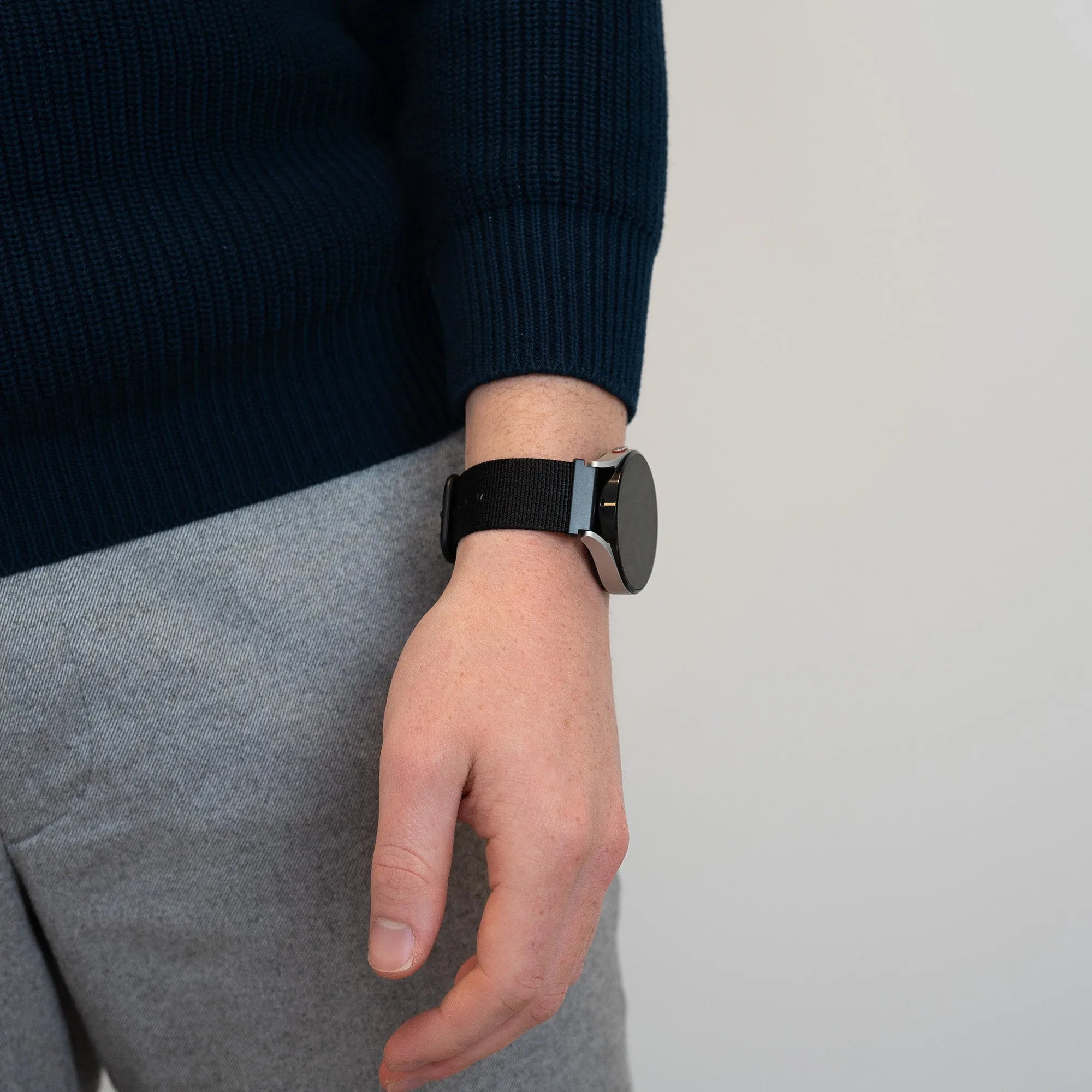 Bandz Bracelet nylon avec boucle ICE Smart 2.0 Square 1.70 (noir)
