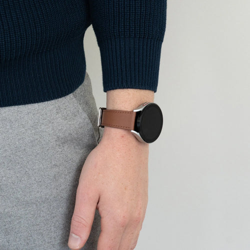 Bandz Bracelet cuir 'Deluxe' Coros Apex 4 - 42mm (marron)