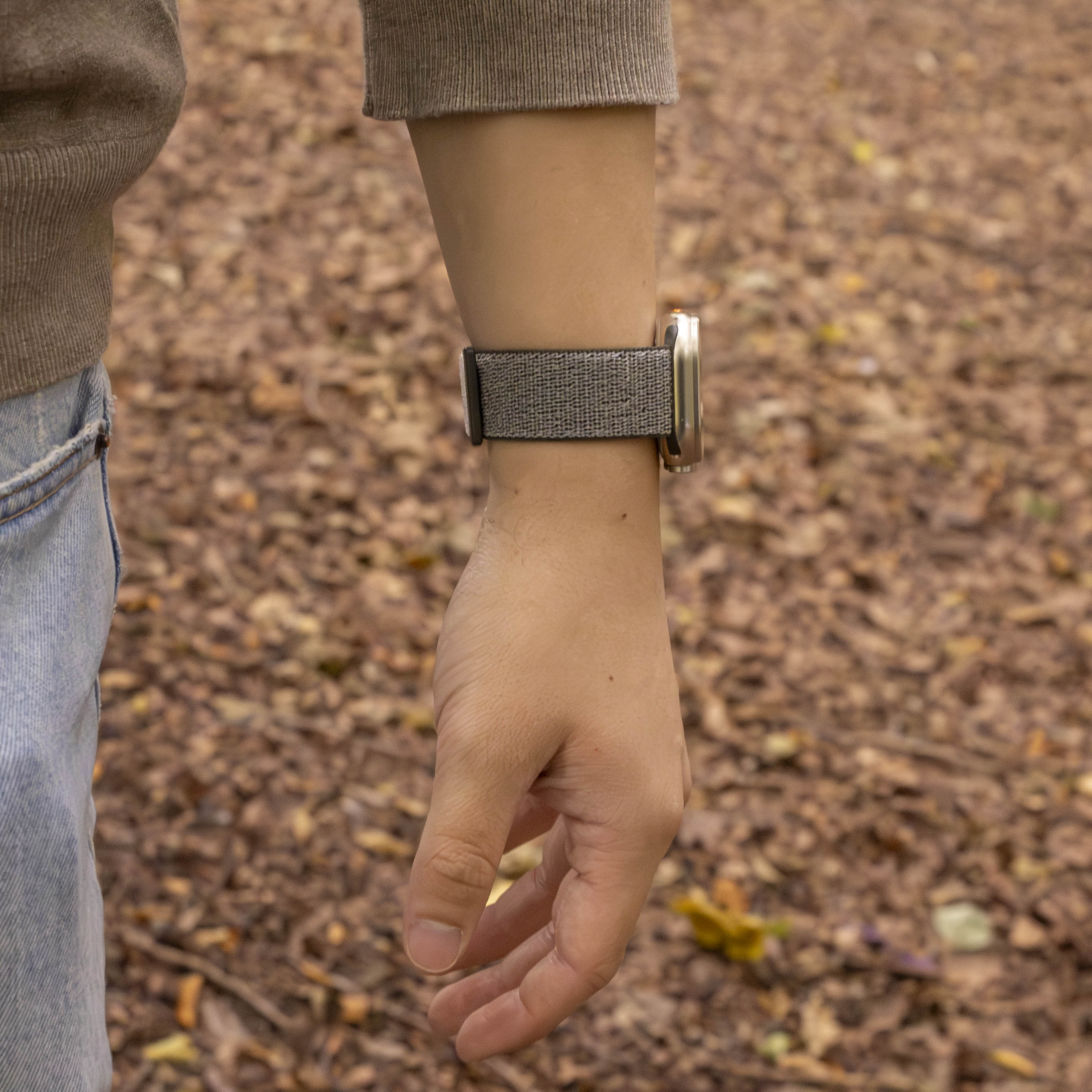 Bracelet nylon Apple Watch Ultra (vert)