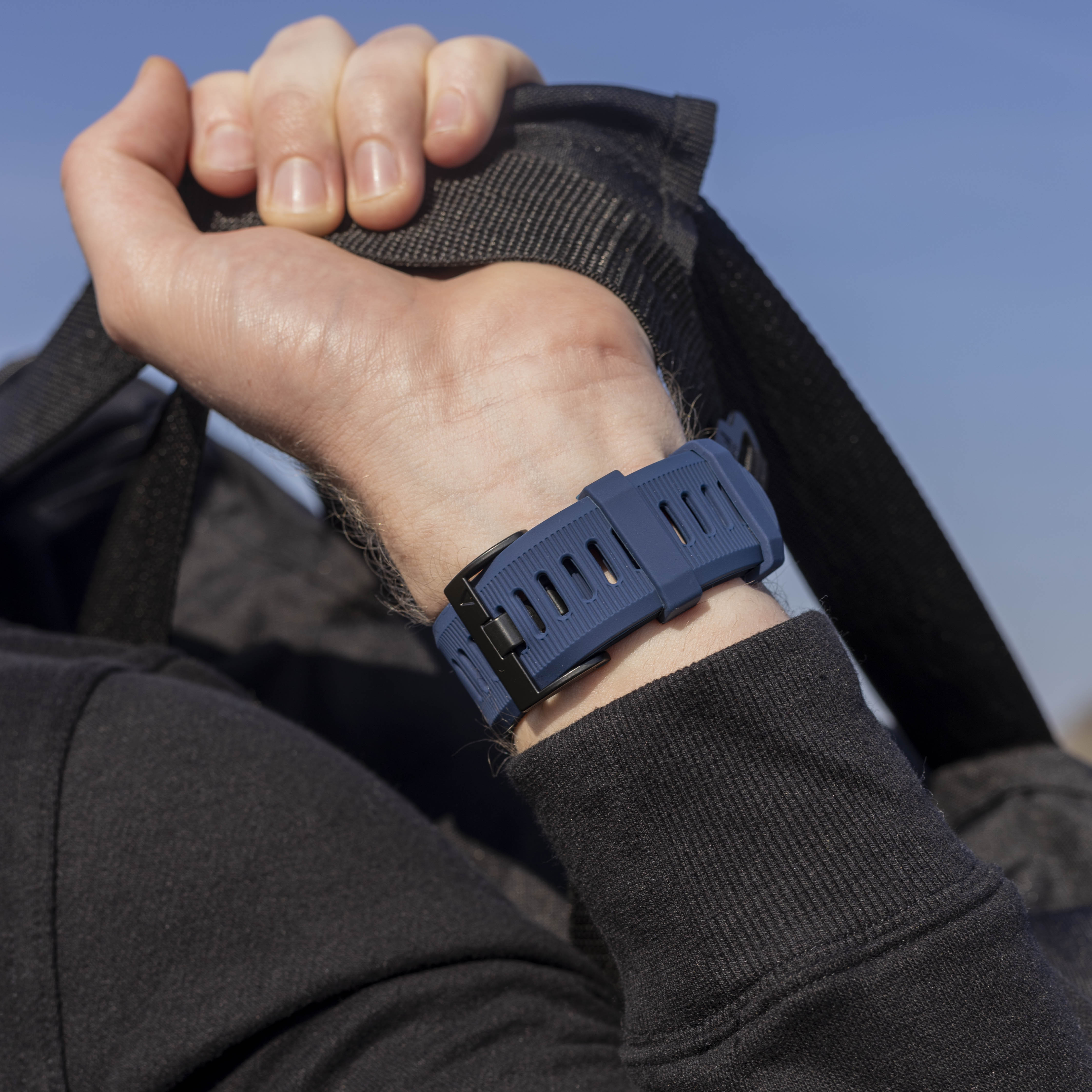 Bracelet silicone Garmin Epix Pro (Gen 2) 51mm (bleu foncé)