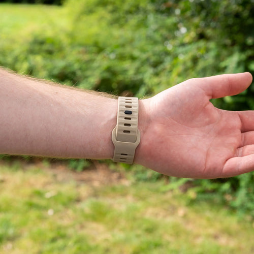 Outdoor Silicone Strap, beige, lifestyle photo