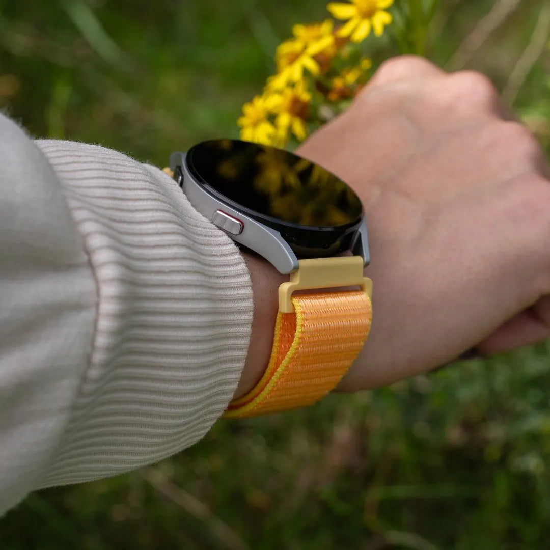 Bracelet nylon Coros Apex 2 Pro (jaune clair)
