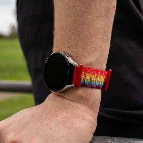 Bracelet nylon OnePlus Watch 3 - 46mm (arc-en-ciel)