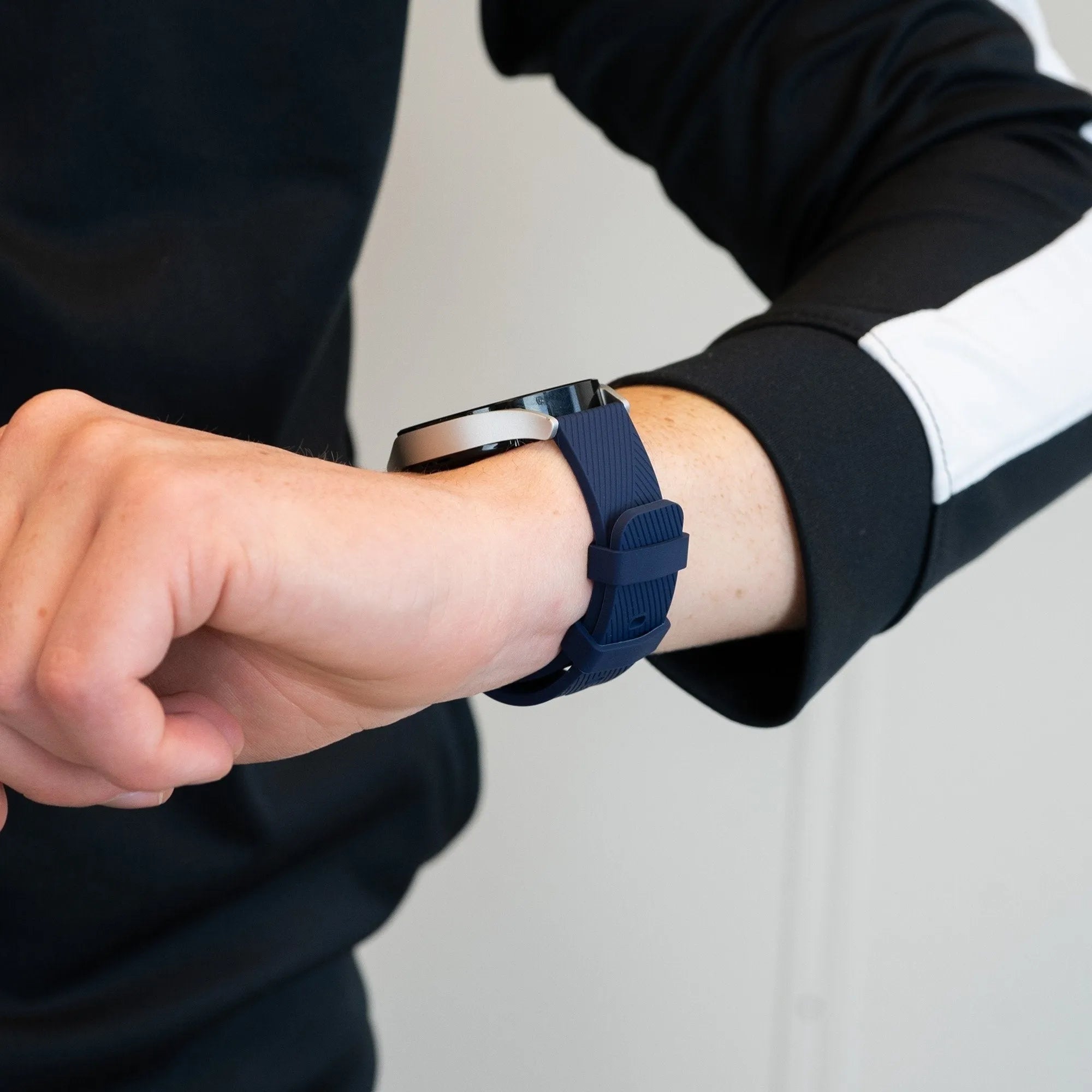 Bandz Coros Pace 3 Silicone Strap 'Deluxe' (Dark Blue)