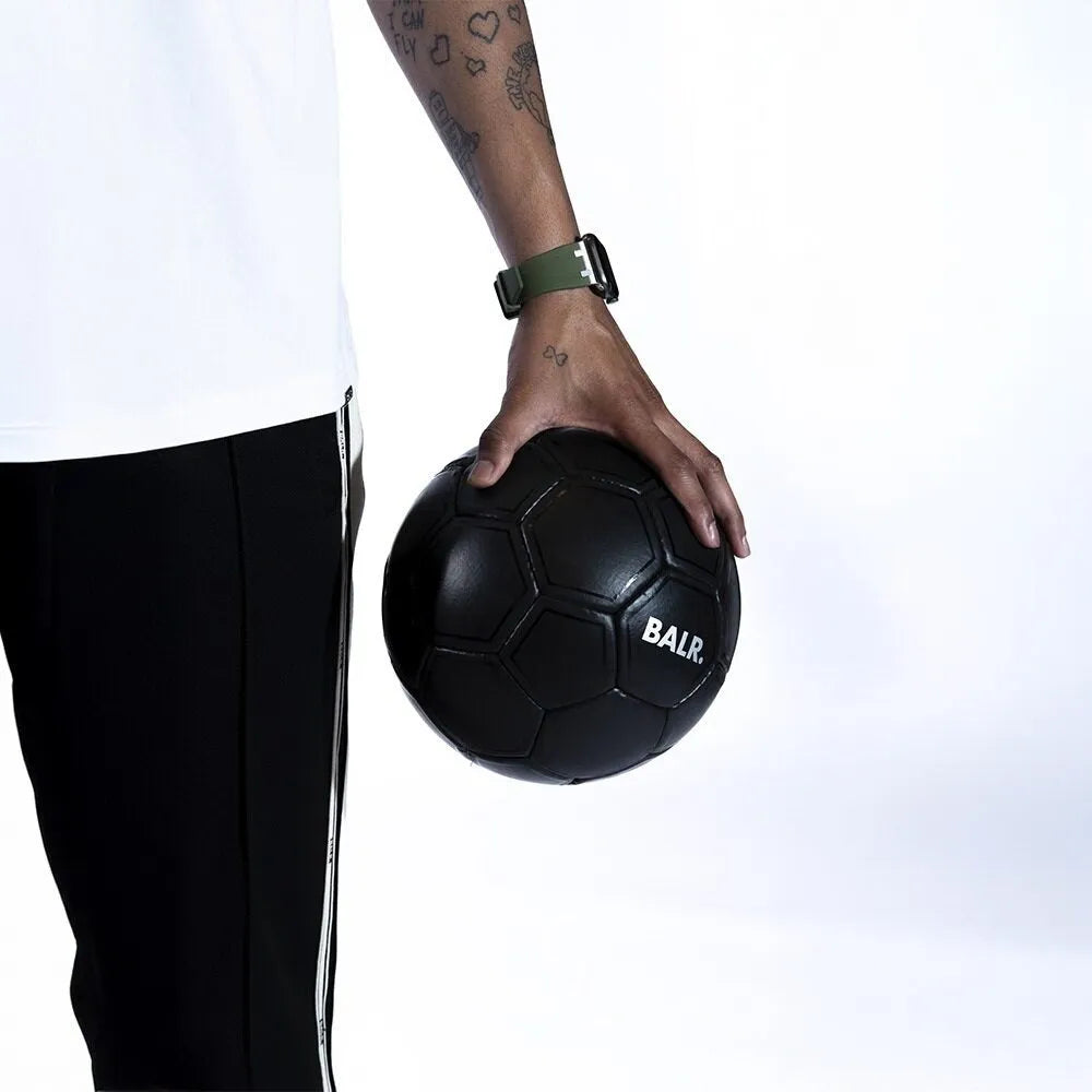 BALR. Apple Watch Ultra Liquid Silicone Strap (Green/Titanium)