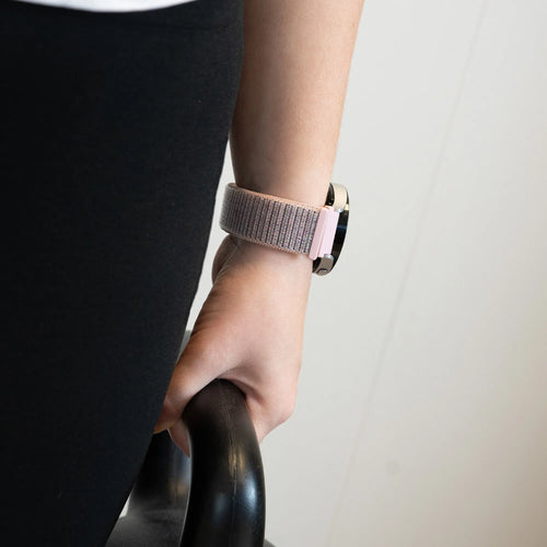 Bandz Bracelet nylon à boucle Gard Pro Health Smartwatch 3 - 41mm (rose)