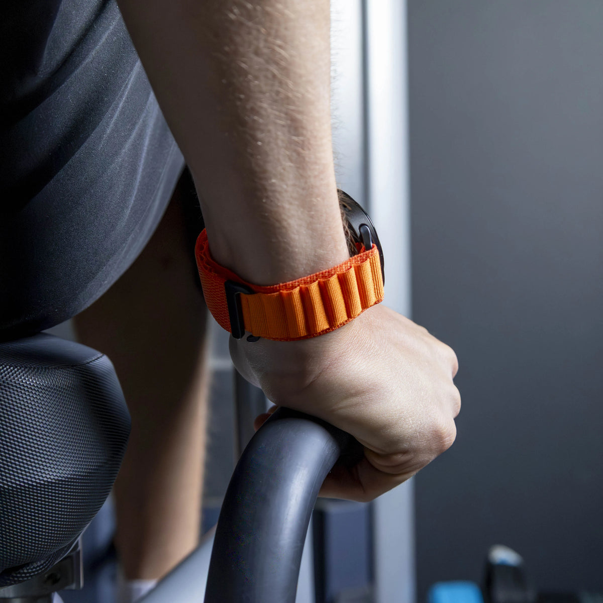 Alpine Nylon Strap, orange, lifestyle photo