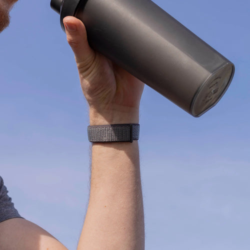Fitbit Versa 3 Nylon Strap (Grey-Green)