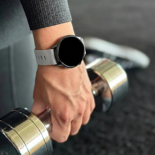 Bandz Bracelet silicone 'Deluxe' Garmin Venu 3s (gris)