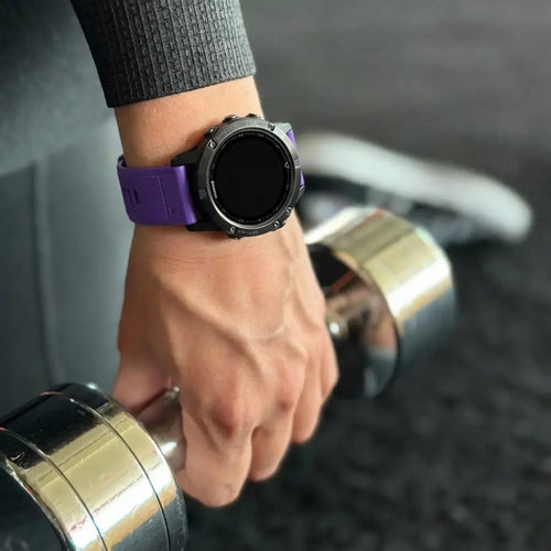 Bracelet silicone Garmin Fenix ​​​​5 / 6 (violet)
