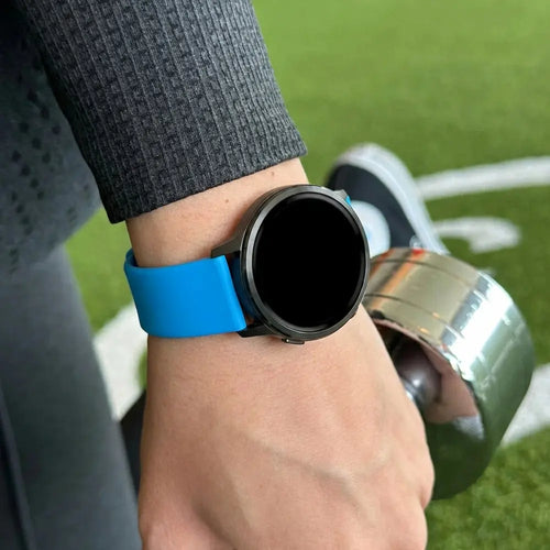 Bandz Garmin Venu 3 sport band 'Deluxe' (lichtblauw)