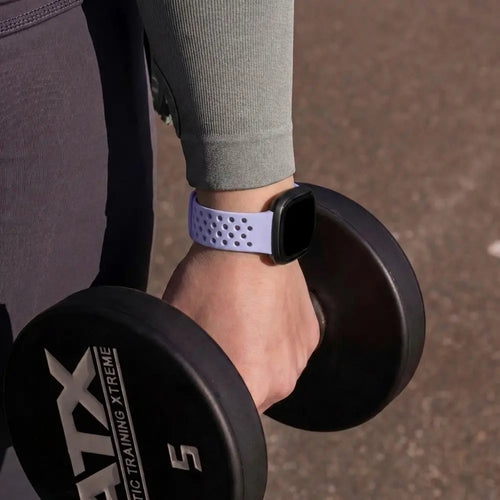 Bandz Fitbit Versa 4 Sport Strap 'Sport Air' (Lila)