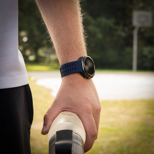 Silicone Ocean Strap, dark blue, lifestyle photo