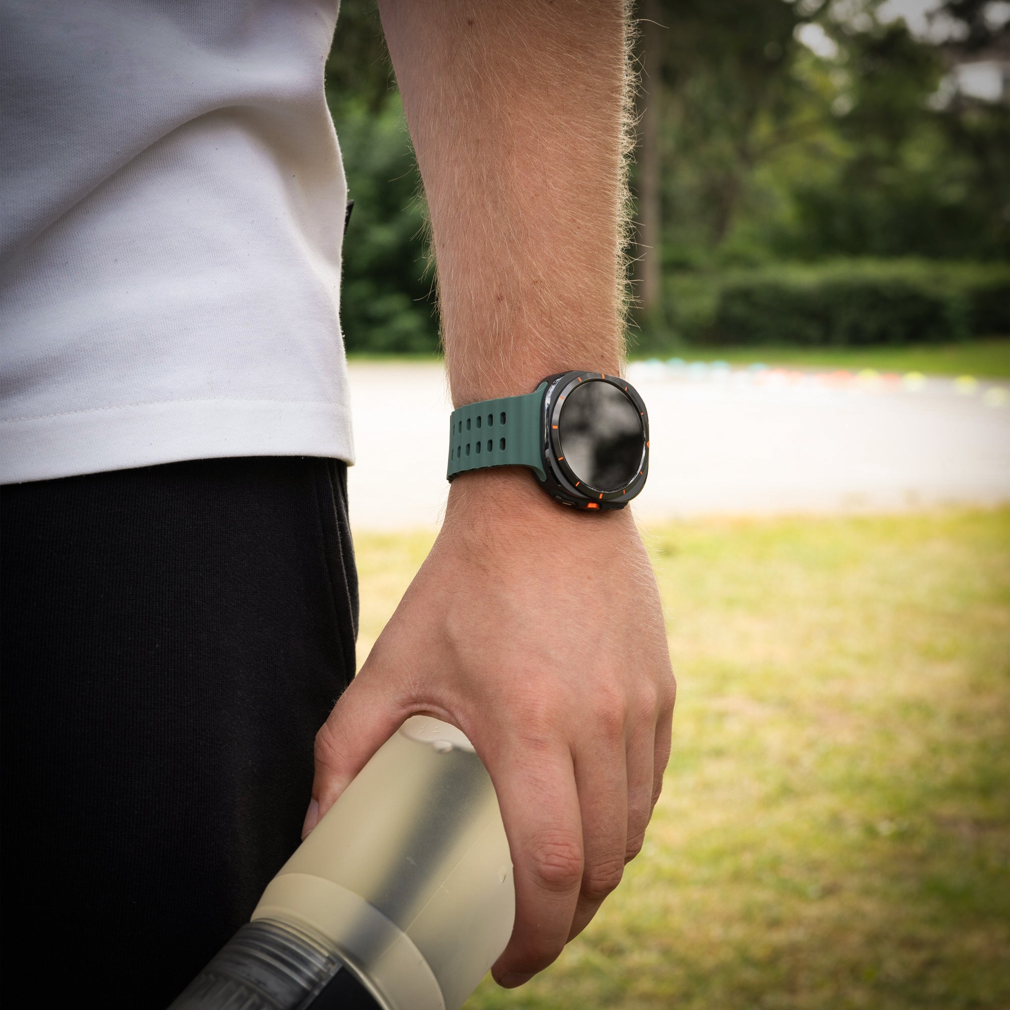 Bracelet Ocean Samsung Galaxy Watch Ultra 2 (vert foncé)