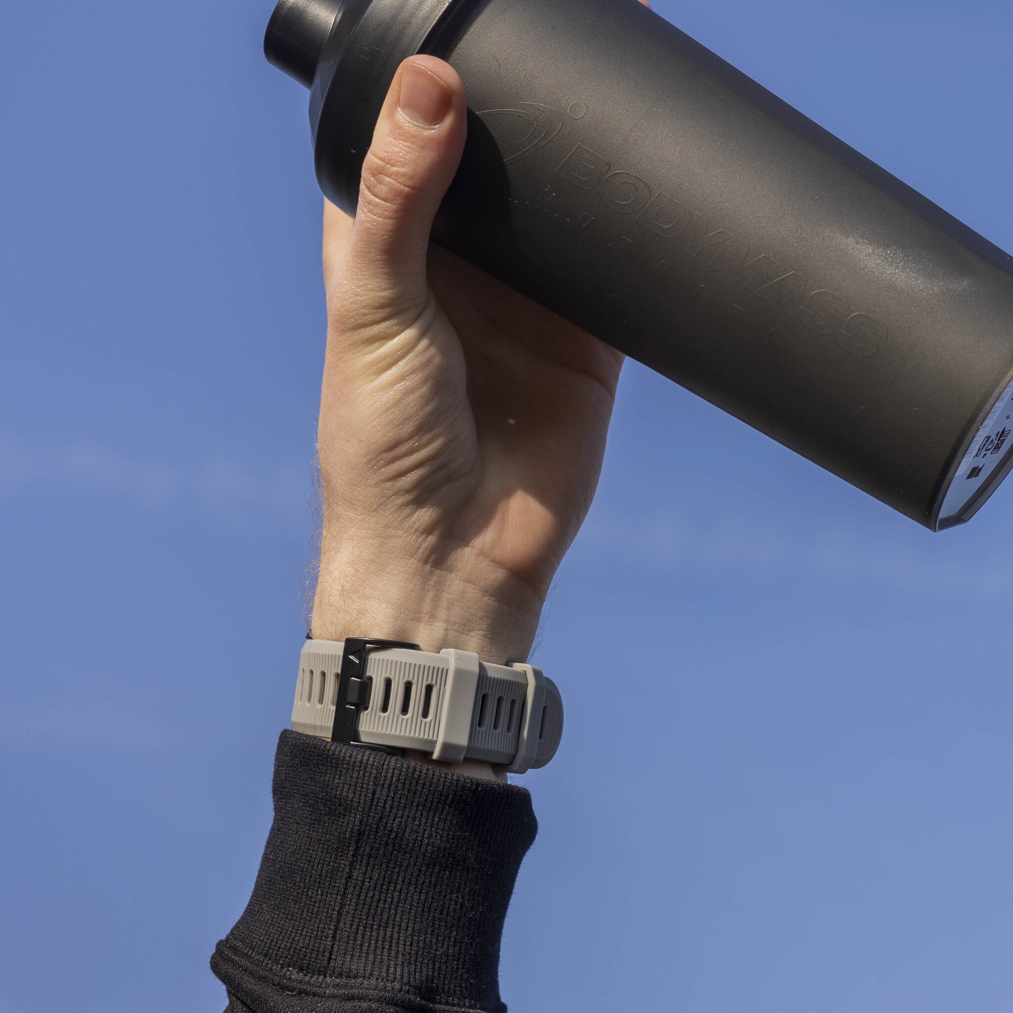 Bracelet silicone Garmin Fenix 8 Pro - 51mm (gris)