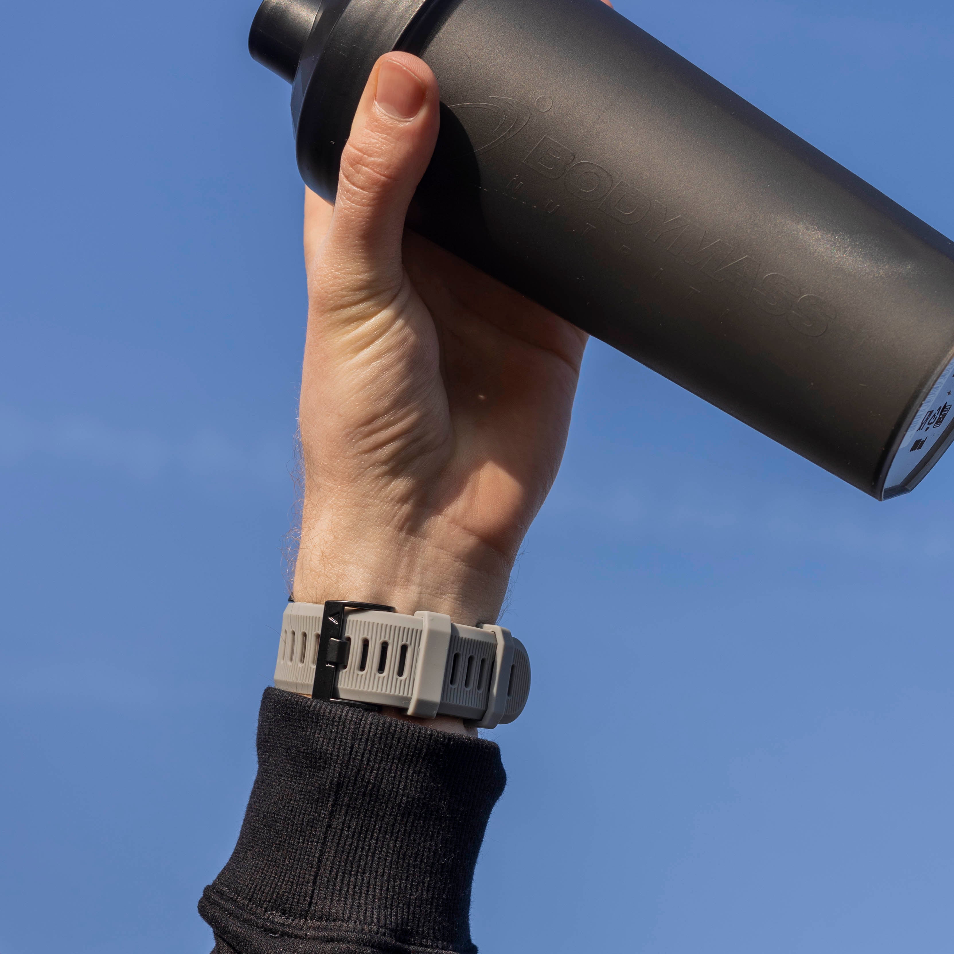 Bracelet silicone Garmin Enduro 1 / 2 / 3 (gris)