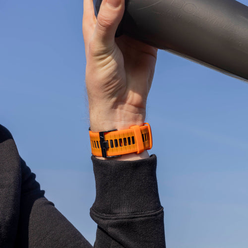 Garmin Fenix 9 - 51mm Sport Buckle Strap (Orange/Black)