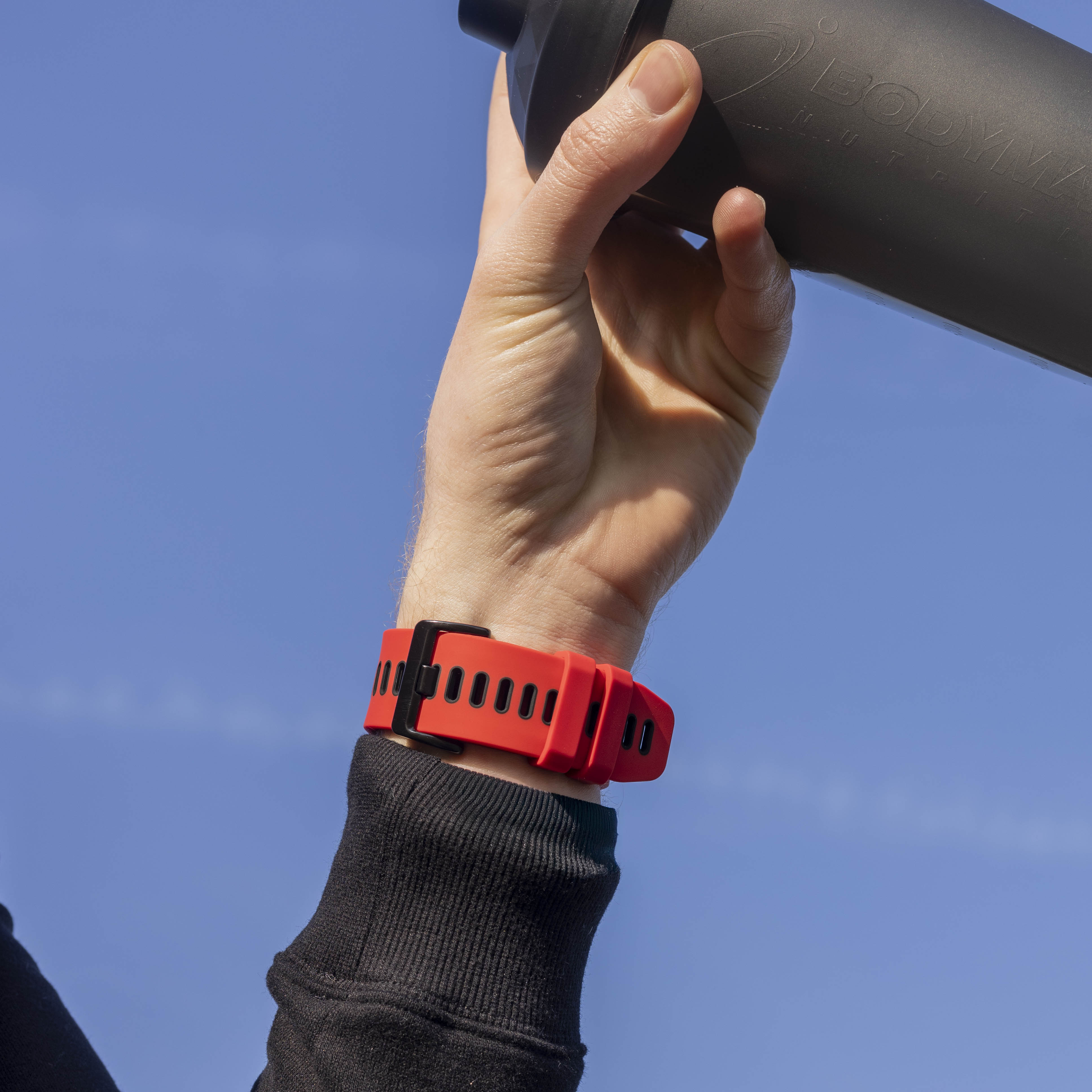 Garmin Epix Pro (Gen 2) 51mm Sport Strap with Buckle (Red/Black)