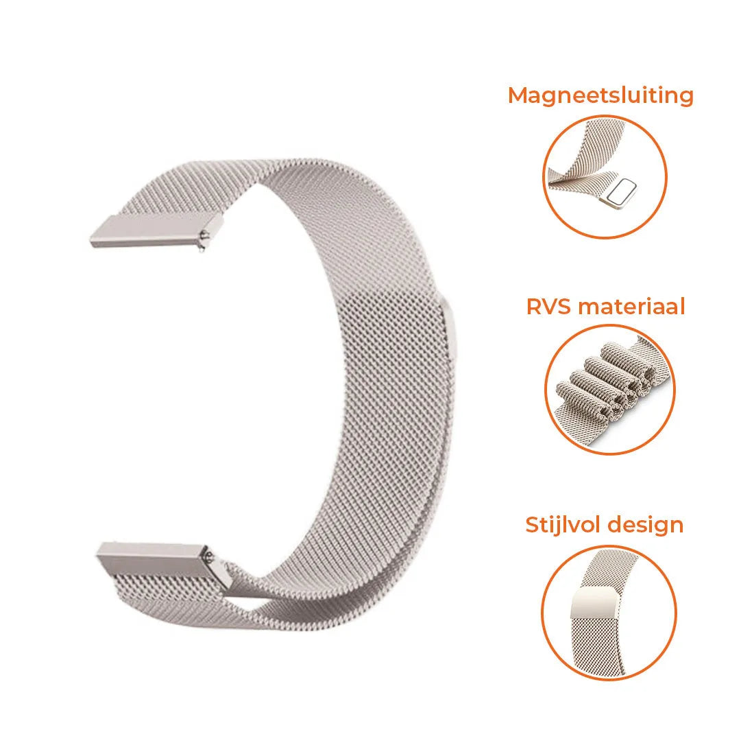 Bracelet milanais Coros Apex 2 (lumière stellaire)