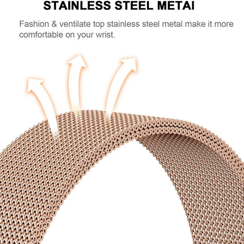 Milanese Strap, rose gold, promotional banner