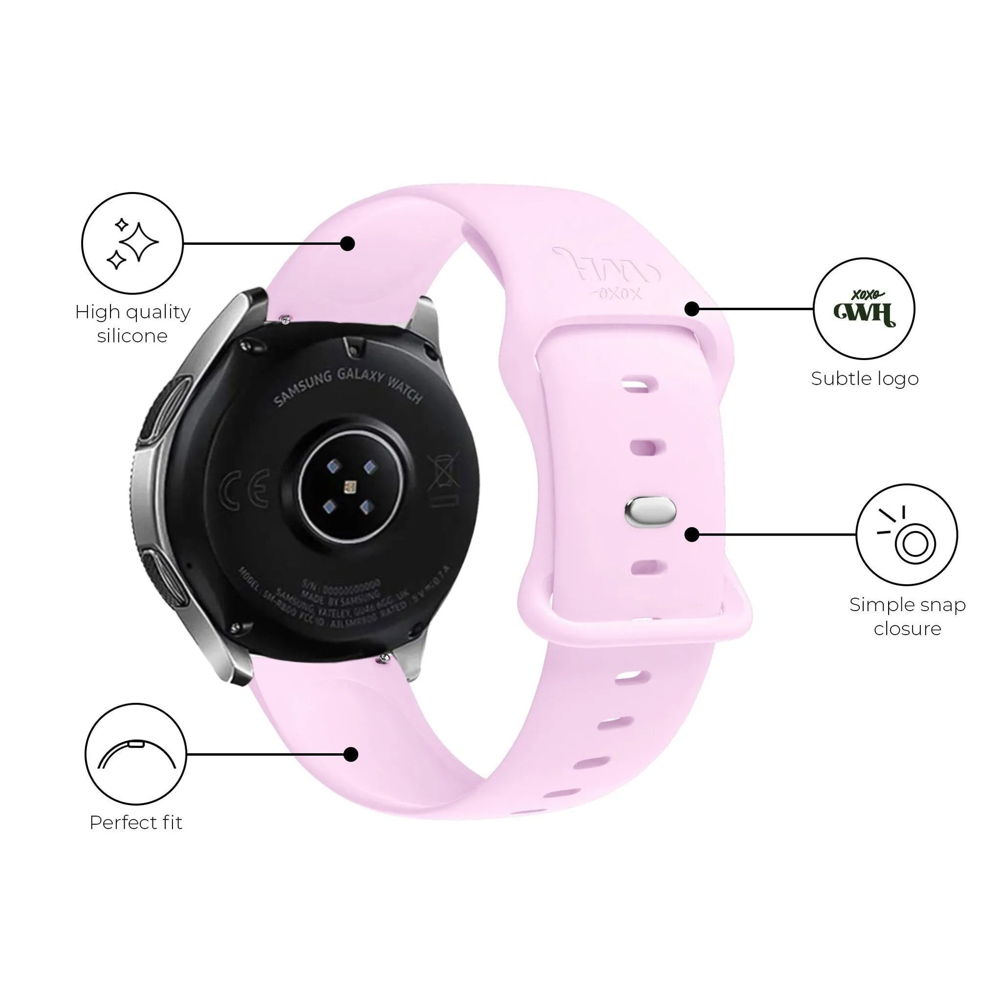xoxo Wildhearts Polar Ignite 3 Silicone Strap (Pink)