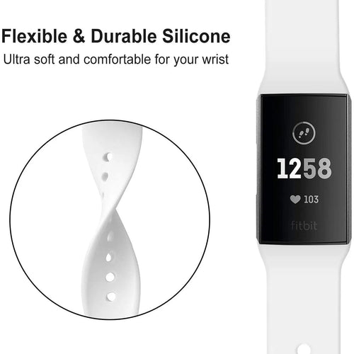 Silicone Sport Strap, white, promotional banner