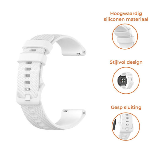 Bracelet silicone Premium Polar Grit X2 Pro (blanc)