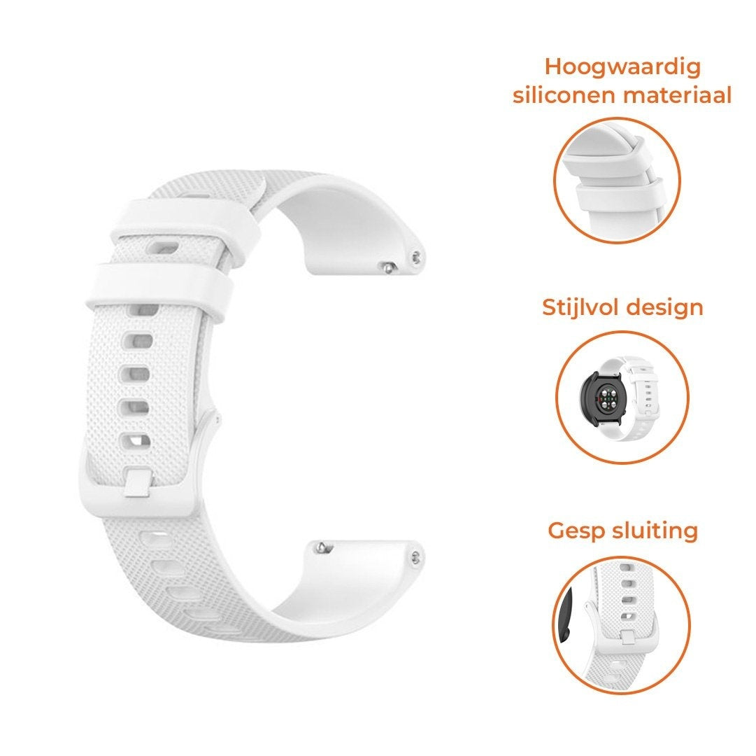 Bracelet silicone Premium Polar Grit X2 Pro (blanc)