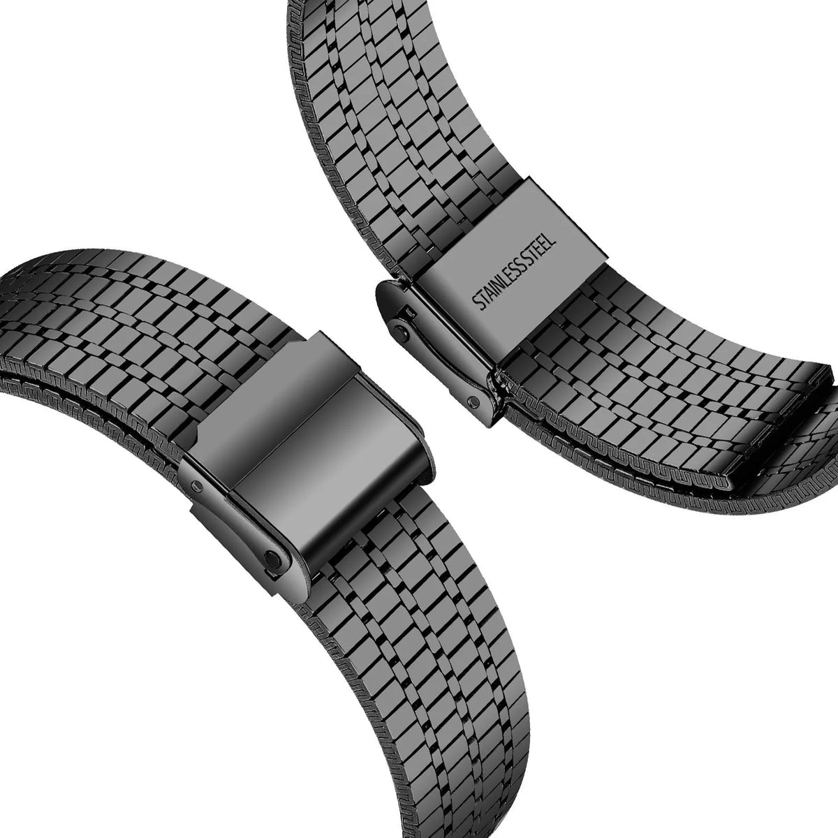 Fine Steel Strap, black, infographic (USP banner)