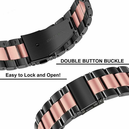 Bracelet acier Huawei Watch GT 7 - 41mm (noir/rose)