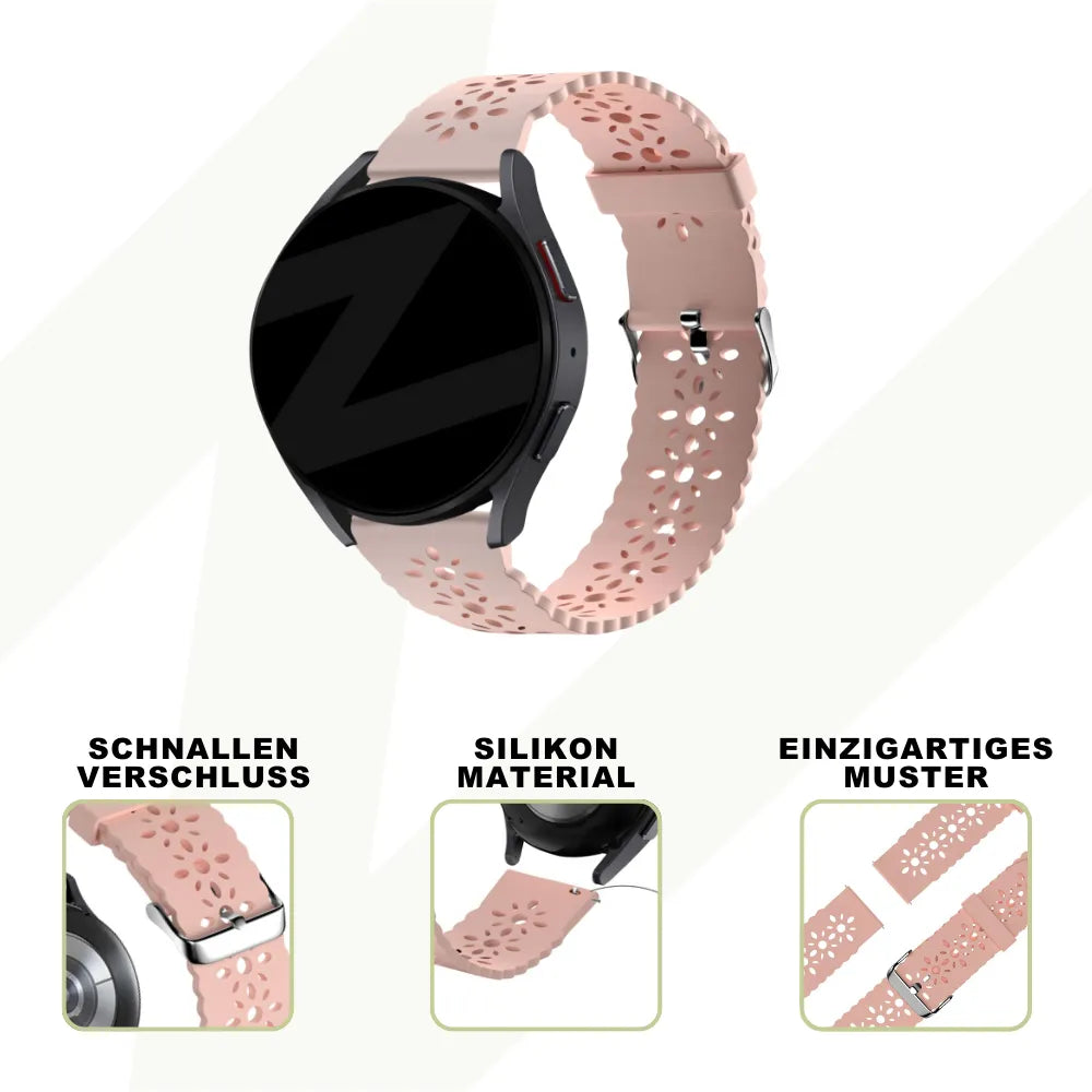 Bandz Bracelet silicone avec motif Coros Pace 2 (rose)