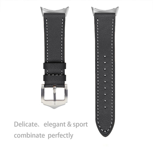 Bracelet cuir moderne Google Pixel Watch 3 - 45mm (noir)