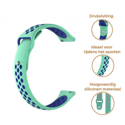 Silicone Sport Strap, aqua/blue, promotional banner