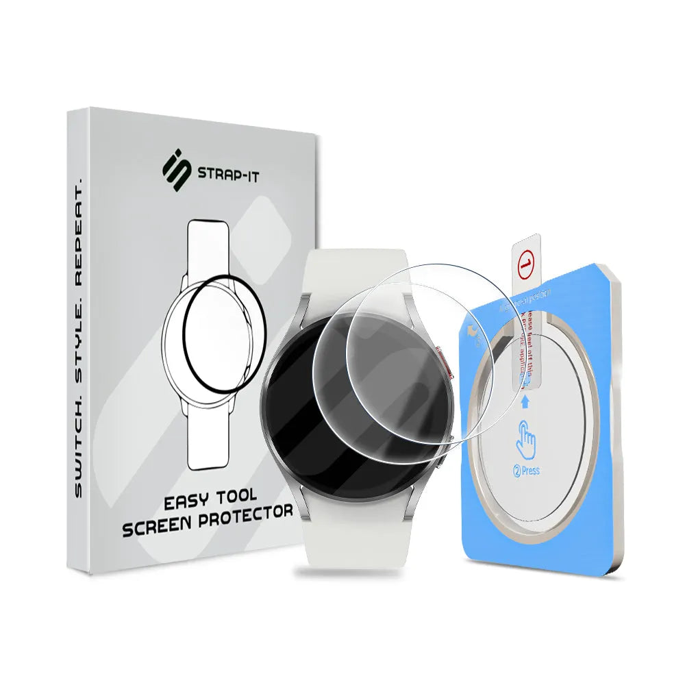 Screenprotector with One-Click Tool - Samsung Galaxy Watch 4 - 44mm