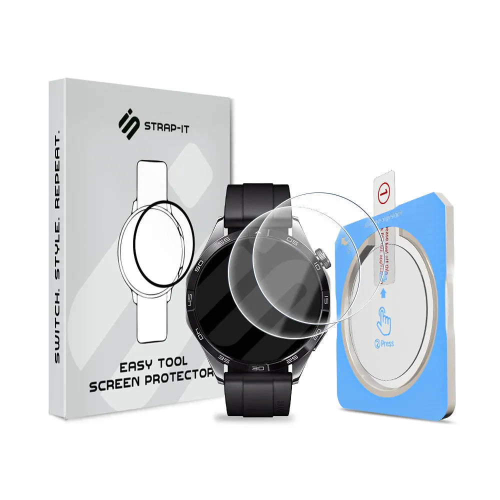 Protecteur d'écran avec outil de pose en un clic - Huawei Watch GT 4 - 46mm