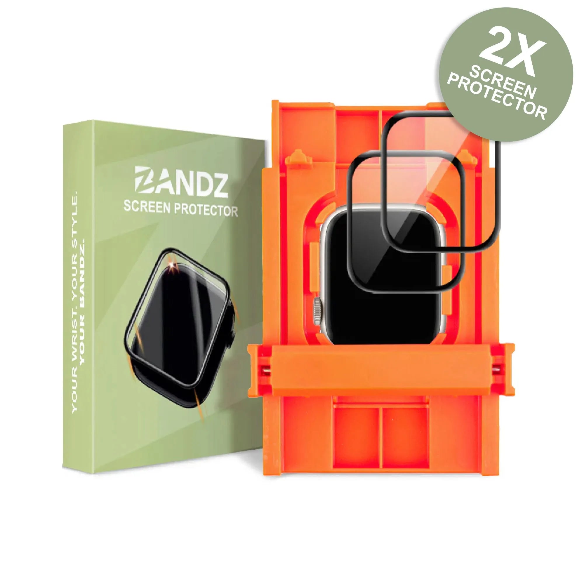 Bandz protecteur d'écran avec Easy Tool Apple Watch
