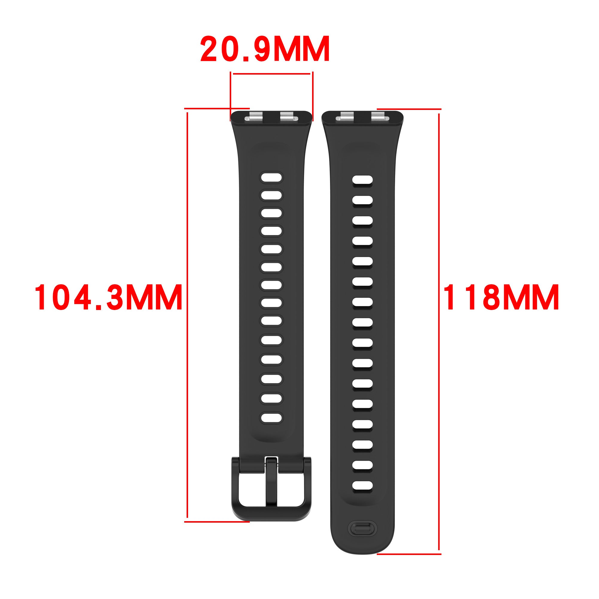 Huawei Band 11 Silicone Strap (White)
