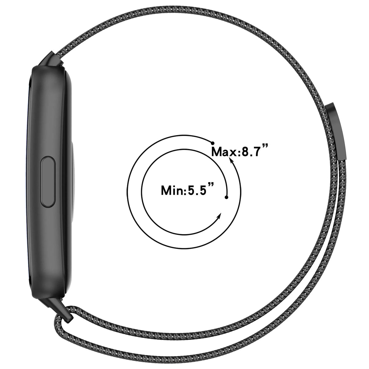 Bracelet milanais Huawei Band 11 Pro (noir)