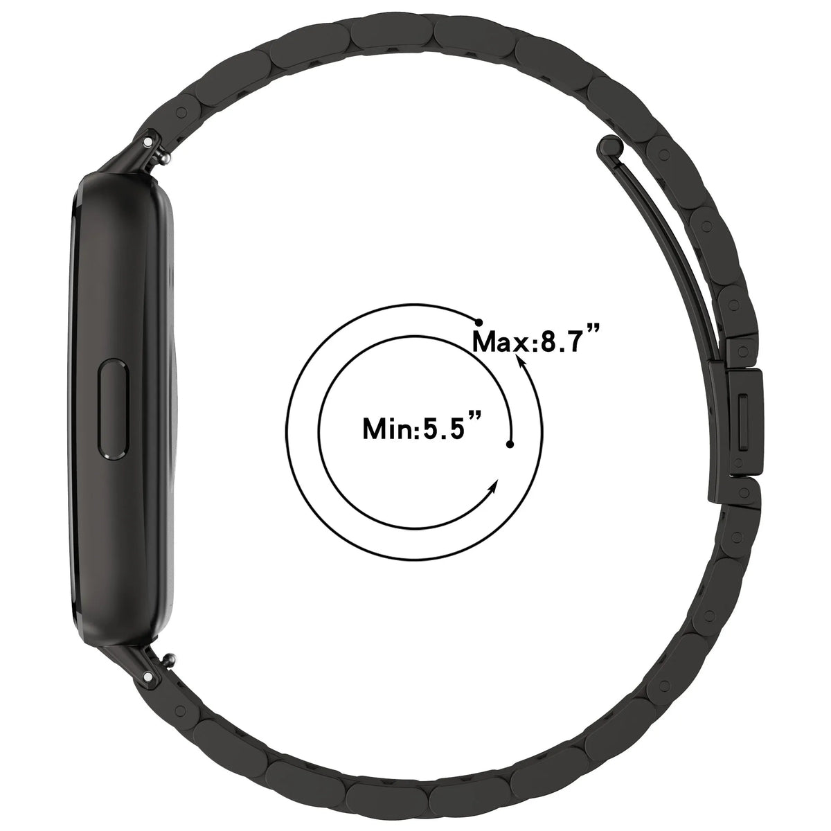 Bracelet acier Huawei Band 11 (noir)