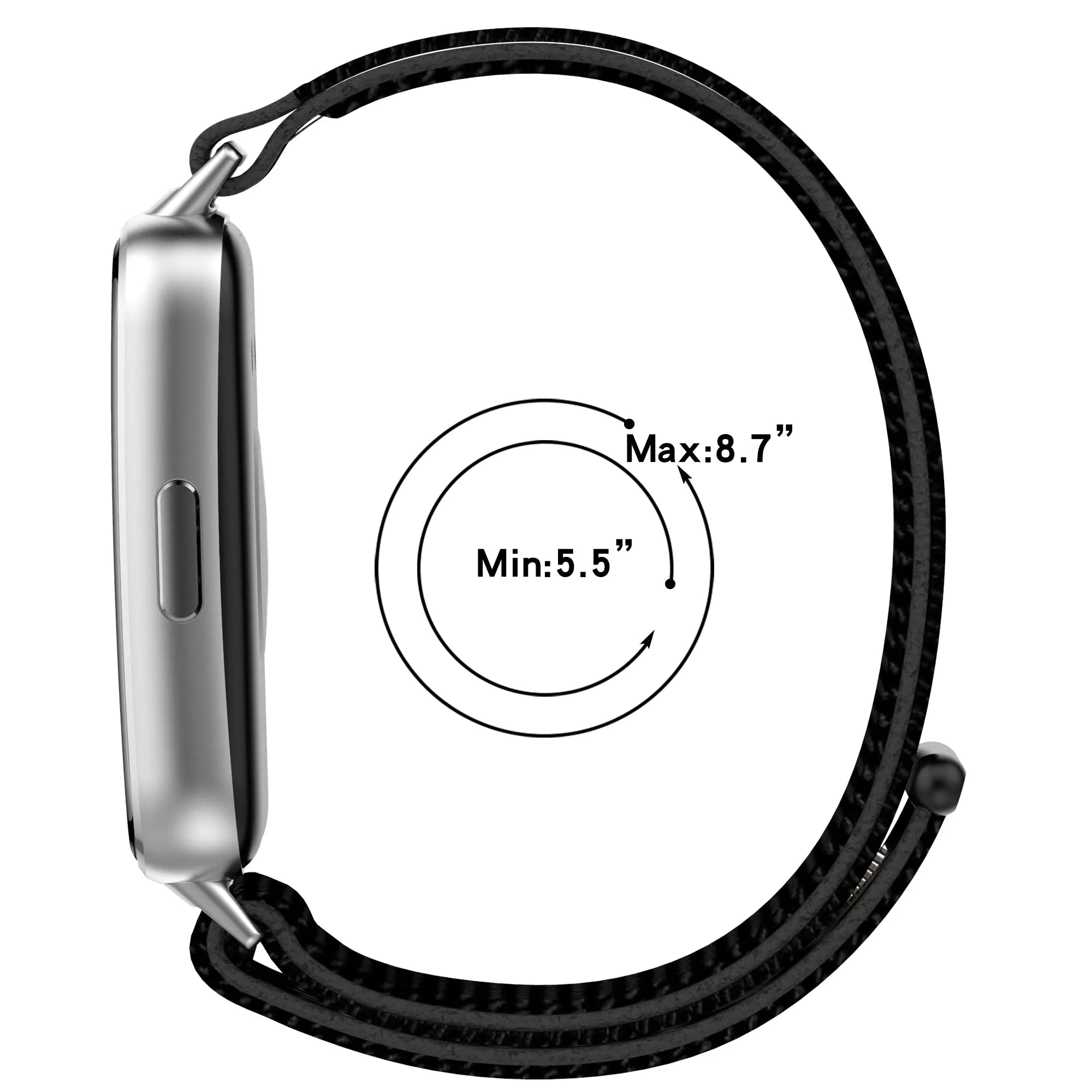 Bracelet nylon Huawei Band 11 (noir)