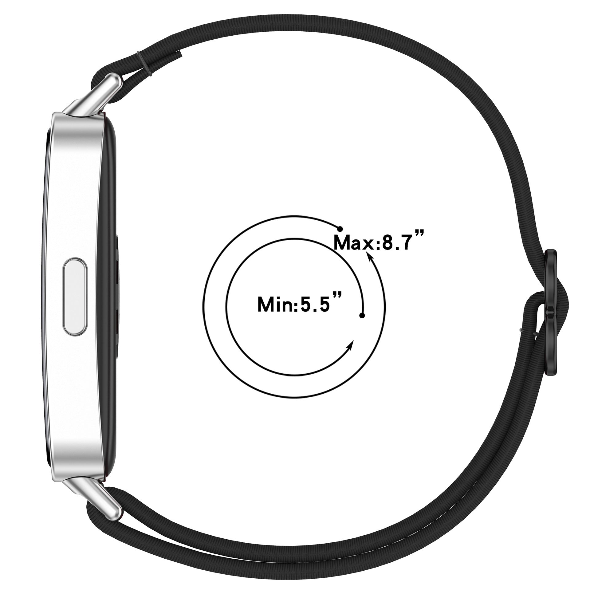 Bracelet élastique Huawei Band 10 (noir)