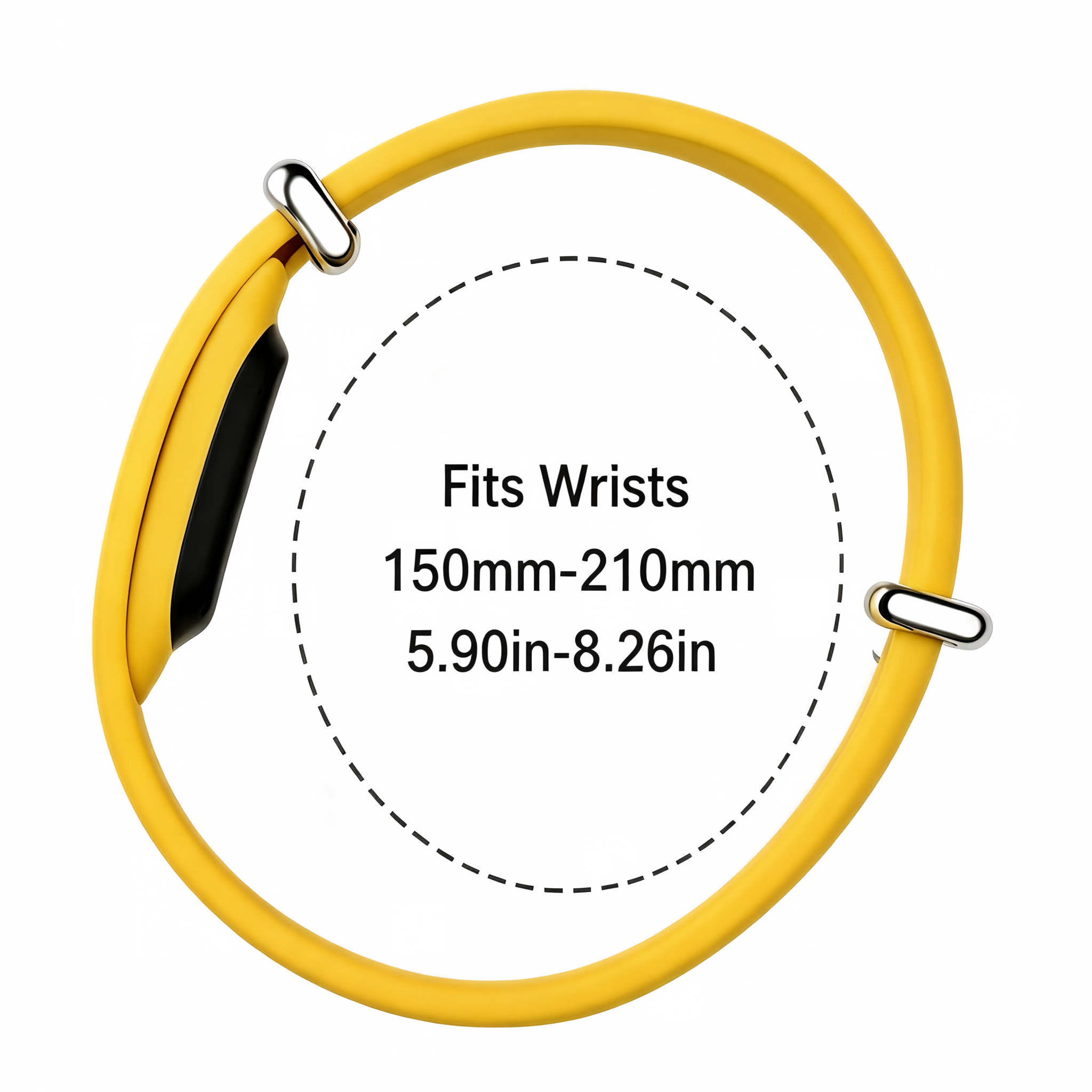 Bracelet silicone Fitbit Air (jaune)