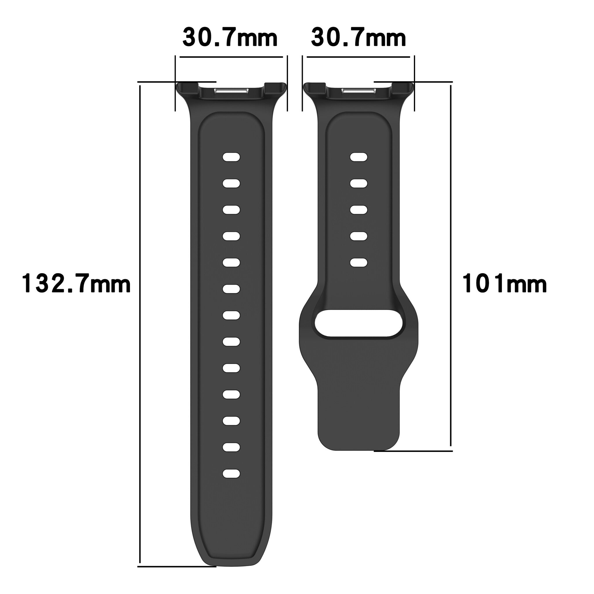 Bracelet silicone Outdoor Samsung Galaxy Watch 9 - 44mm (vert militaire)