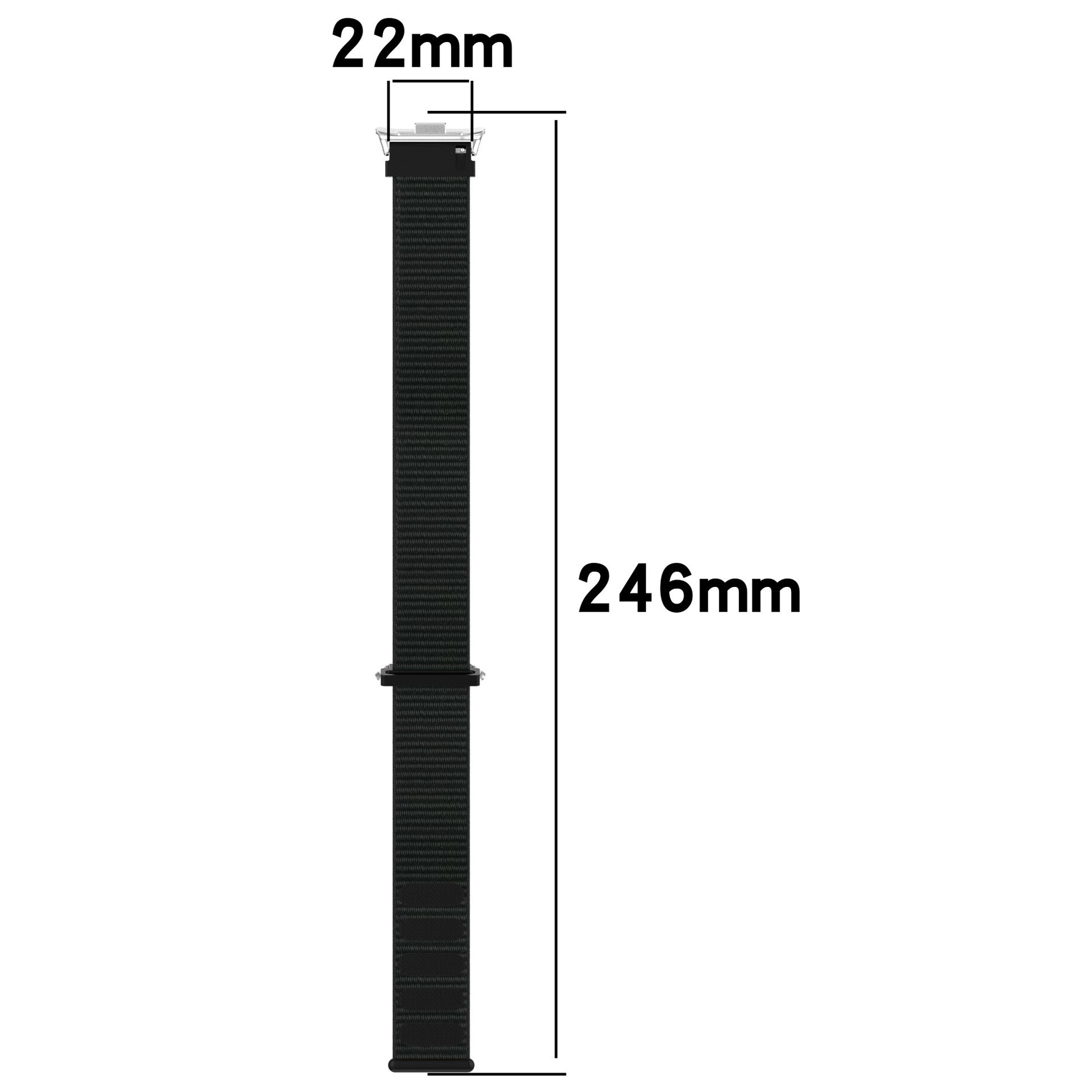 Redmi Watch 5 Nylon Strap (Black)