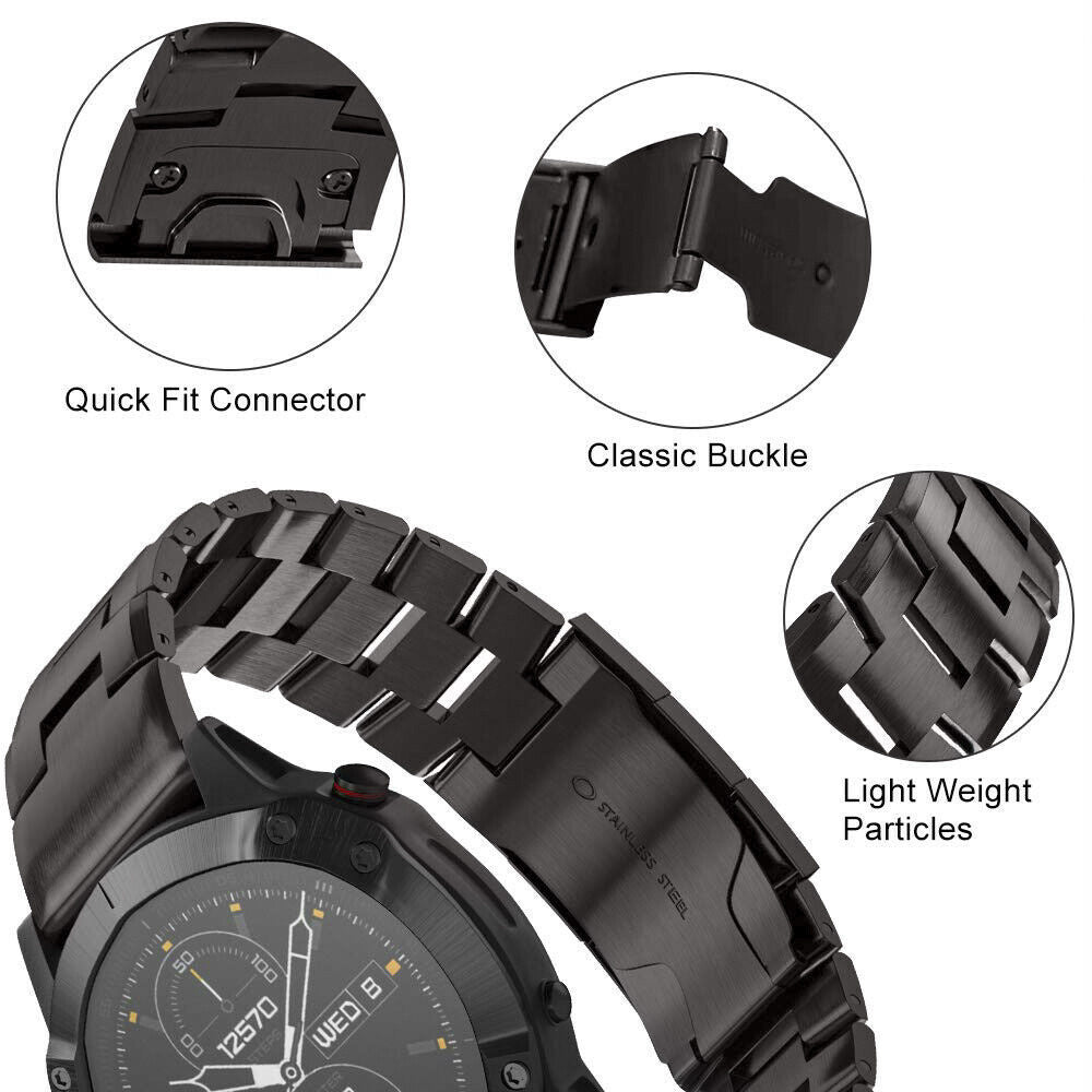 Garmin D2 Mach 2 - 51mm Titanium Strap (Graphite)