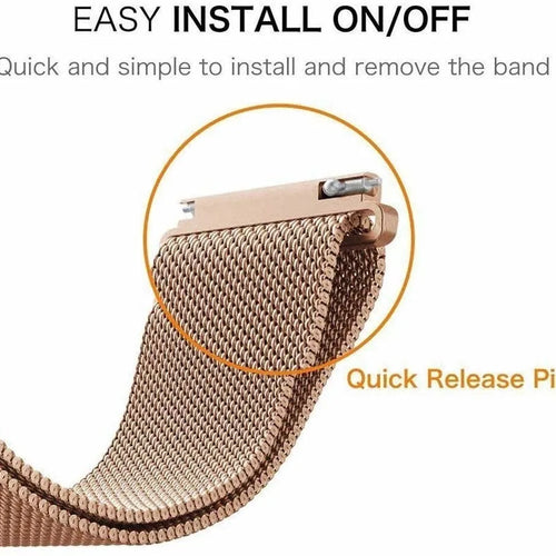 Redmi Watch 5 Active Milanese Strap (Rose Gold)