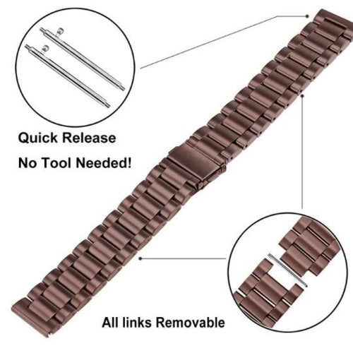 Garmin Approach S40 Steel Strap (Bronze-Brown)