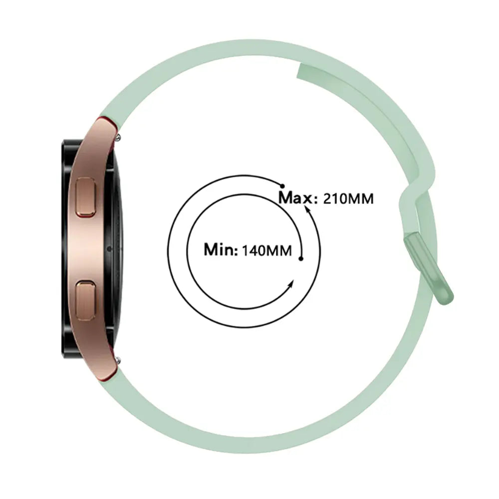 Bracelet silicone boucle Samsung Galaxy Watch 5 Pro (vert clair)