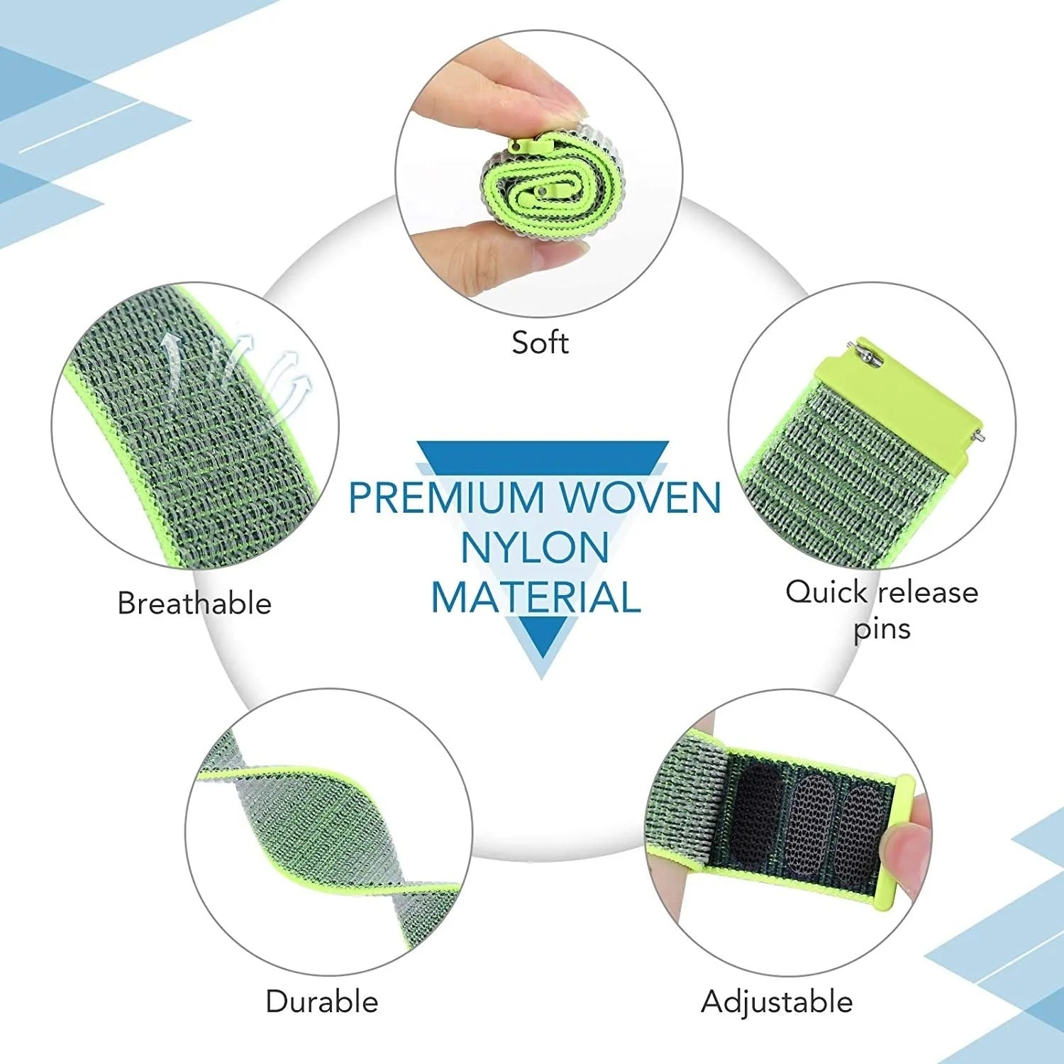 Bracelet nylon Coros Apex 2 Pro (fluorescent)